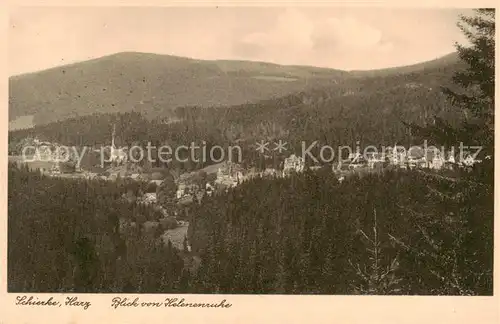 AK / Ansichtskarte  Schierke_Harz Blick von Helenenruhe Schierke Harz