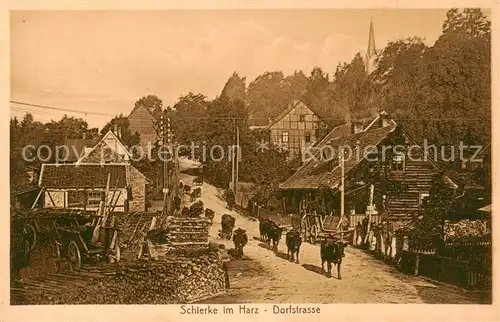 AK / Ansichtskarte  Schierke_Harz Dorfstrasse Schierke Harz