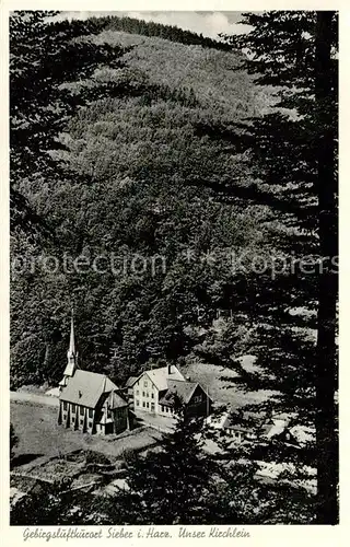 AK / Ansichtskarte  Sieber_Herzberg_am_Harz Unser Kirchlein 