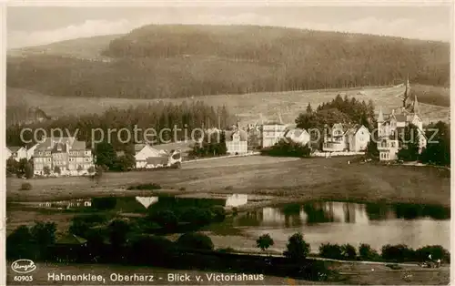 AK / Ansichtskarte  Hahnenklee-Bockswiese_Harz Blick vom Victoriahaus Hahnenklee-Bockswiese