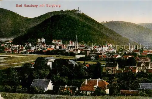 AK / Ansichtskarte  Bad_Harzburg mit Burgberg Bad_Harzburg