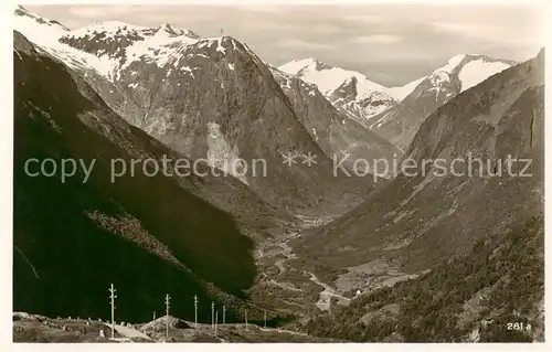 AK / Ansichtskarte 73811497 Stryn_Norge Blick von Videsaeter ins Videtal 