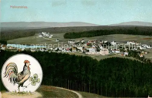 AK / Ansichtskarte  Hahnenklee-Bockswiese_Harz Panorama Hahn Hahnenklee-Bockswiese