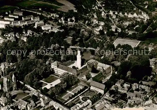 AK / Ansichtskarte  Bad_Homburg Schloss mit Schlossteich Bad_Homburg