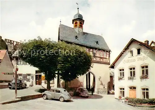 AK / Ansichtskarte  Koenigstein__Taunus Motiv am alten Rathaus Altstadt Gasthaus 