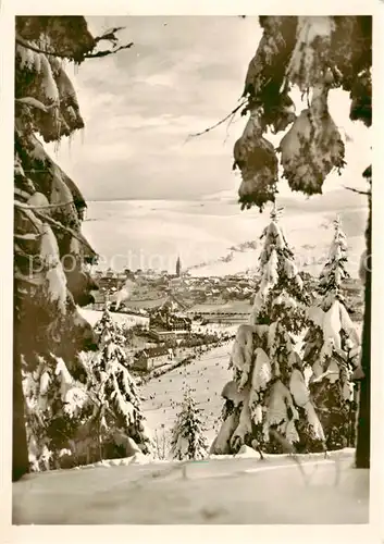 AK / Ansichtskarte 73811608 Oberwiesenthal_Erzgebirge Winterpanorama Oberwiesenthal Erzgebirge