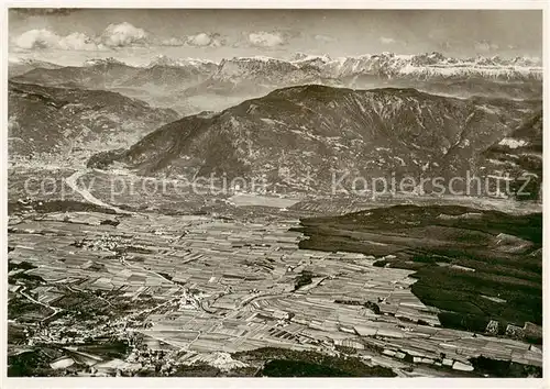 AK / Ansichtskarte  Bozen_Bolzano_Suedtirol_IT La Mendola visto dalla Cimo Penegal verso le Dolomiti 