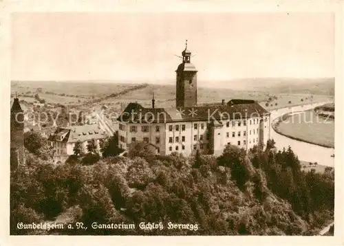 AK / Ansichtskarte 73811630 Gundelsheim_Neckar Sanatorium Schloss Hornegg Gundelsheim Neckar