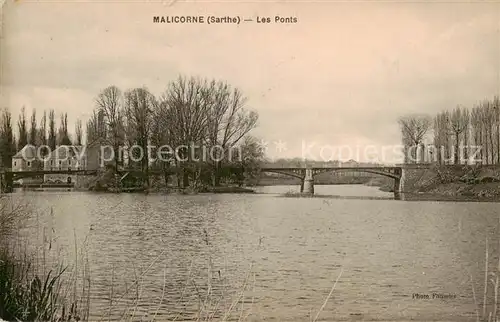 AK / Ansichtskarte Malicorne_ sur Sarthe_72 Les ponts 