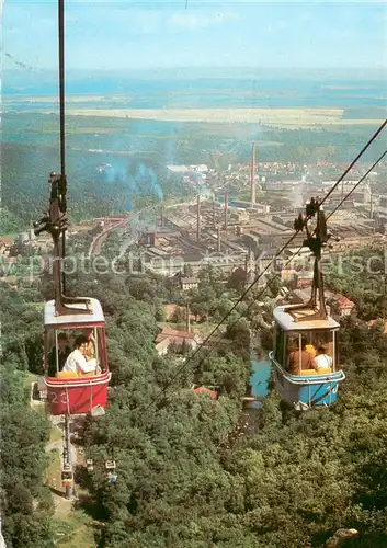 AK / Ansichtskarte Seilbahn_Cable Car_Telepherique Thale Harz Kr. Quedlinburg 