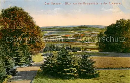 AK / Ansichtskarte Bad_Nenndorf Blick von der Knueppelhuette in den Erlengrund Bad_Nenndorf