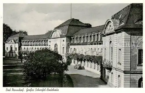 AK / Ansichtskarte Bad_Nenndorf Grosses Schwefel Badehaus Bad_Nenndorf