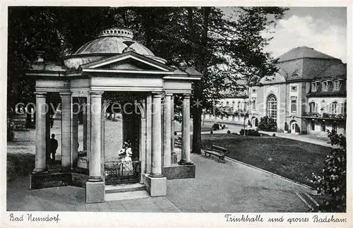AK / Ansichtskarte Bad_Nenndorf Trinkhalle und grosses Badehaus Bad_Nenndorf