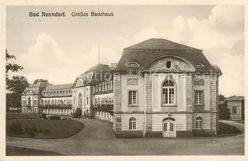 AK / Ansichtskarte Bad_Nenndorf Grosses Badehaus Bad_Nenndorf