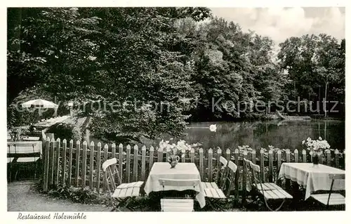 AK / Ansichtskarte Eldagsen_Deister Restaurant zur Holzmuehle Eldagsen_Deister