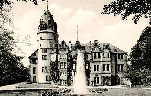 AK / Ansichtskarte Detmold Fuerstliches Schloss und Denkmal des Graf Regenten Ernst des Fuerstentums Lippe Detmold