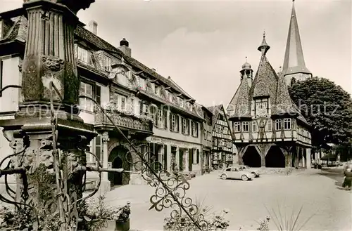 AK / Ansichtskarte Michelstadt Marktplatz Michelstadt