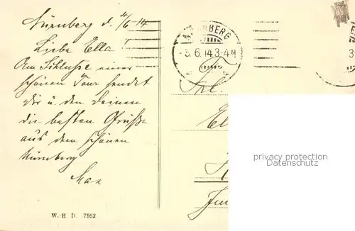 AK / Ansichtskarte Nuernberg Hauptmarkt Nuernberg