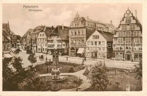 AK / Ansichtskarte Paderborn Marienplatz Paderborn