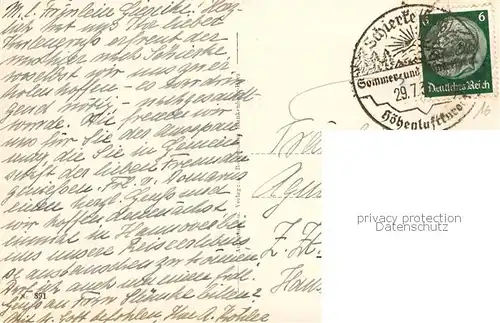 AK / Ansichtskarte Brocken_Harz Blick vom Goetheweg zum Brocken Brocken Harz