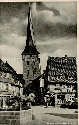 AK / Ansichtskarte Duderstadt Westerturm Duderstadt