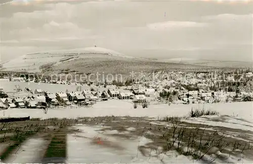AK / Ansichtskarte Braunlage Panorama mit dem Wurmberg Braunlage
