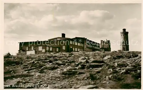 AK / Ansichtskarte Brocken_Harz Brocken Hotel Brocken Harz