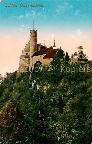 AK / Ansichtskarte Goessweinstein Schloss Goessweinstein Goessweinstein