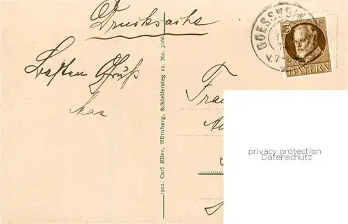 AK / Ansichtskarte Goessweinstein Schloss Goessweinstein Goessweinstein