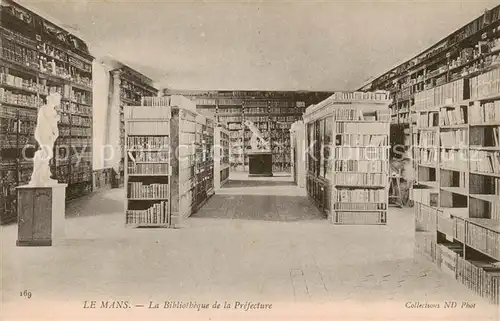 AK / Ansichtskarte Le_Mans_Sarthe La Bibliotheque de la Prefecture Le_Mans_Sarthe