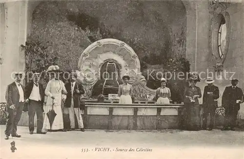 AK / Ansichtskarte Vichy_03_Allier Source des Celestins 