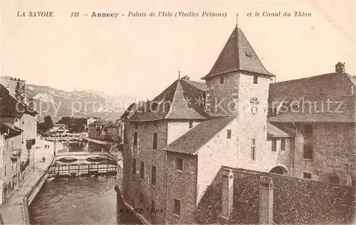 AK / Ansichtskarte Annecy_74_Haute Savoie Palais de lIsle Vieilles Prisons et le Canal du Thiou 