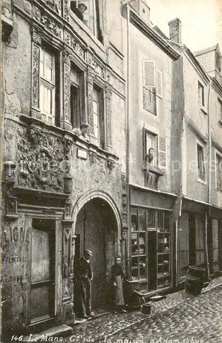 AK / Ansichtskarte Le_Mans_Sarthe Grand rue la maison dAdam et Eve Le_Mans_Sarthe