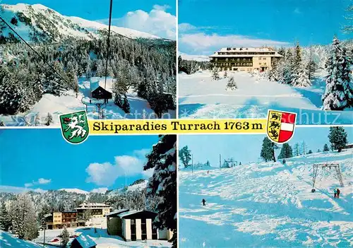 AK / Ansichtskarte 73811942 Skilift_Schlepplift_Remontees-Mecaniques Turracherhoehe 
