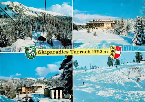 AK / Ansichtskarte  Skilift_Schlepplift_Remontees-Mecaniques Turracherhoehe 