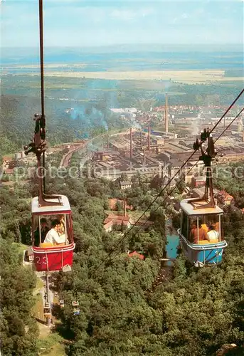 AK / Ansichtskarte  Seilbahn_Cable-Car_Telepherique Thale Harz Kr. Quedlinburg 