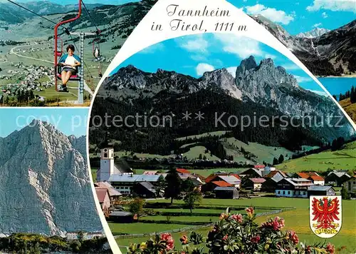 AK / Ansichtskarte  Sessellift_Chairlift_Telesiege Tannheim in Tirol  