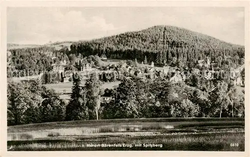 AK / Ansichtskarte 73812007 Baerenfels_Erzgebirge_Altenberg mit Spitzberg 