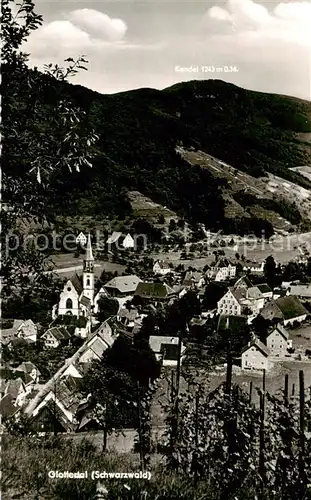 AK / Ansichtskarte  Glottertal_Schwarzwald mit Kandelblick 