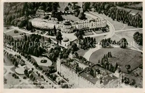 AK / Ansichtskarte  Bad_Wildungen Badehotel und Hotel Fuerstenhof Fliegeraufnahme Bad_Wildungen