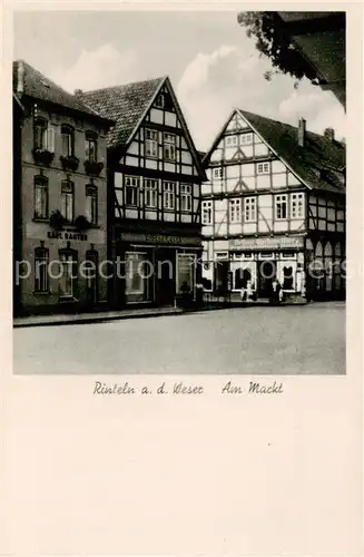 AK / Ansichtskarte 73812035 Rinteln Am Markt Rinteln