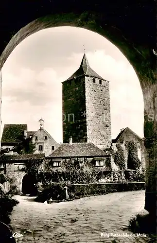 AK / Ansichtskarte  Rothenfels_Unterfranken Burg Rothenfels Rothenfels Unterfranken