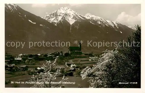 AK / Ansichtskarte  St_Veit_Pongau_Salzburg_AT Panorama mit Hasseneck 