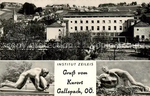 AK / Ansichtskarte 73812052 Gallspach Institut Zeileis Plastiken Gallspach