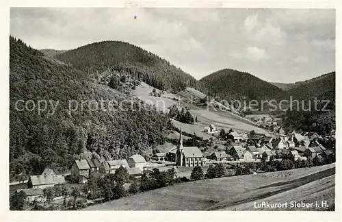 AK / Ansichtskarte  Sieber_Herzberg_am_Harz Panorama 