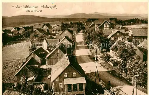 AK / Ansichtskarte  Hohegeiss_Harz Panorama Hohegeiss Harz