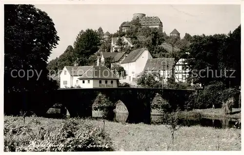 AK / Ansichtskarte  Trendelburg_Diemel mit Schlossblick 