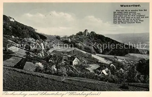 AK / Ansichtskarte  Paschenburg_Deckbergen und Schaumburg im Weserbergland Paschenburg Deckbergen