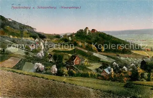 AK / Ansichtskarte  Paschenburg_Deckbergen mit Schaumburg Wesergebirge Paschenburg Deckbergen