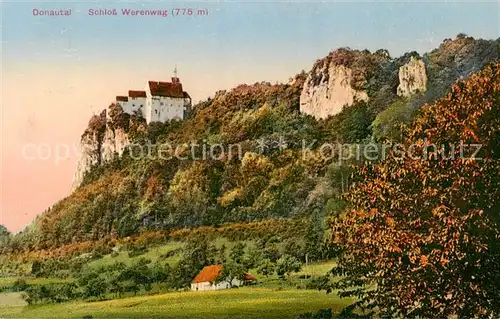 AK / Ansichtskarte 73812119 Donautal Schloss Werenwag Donautal